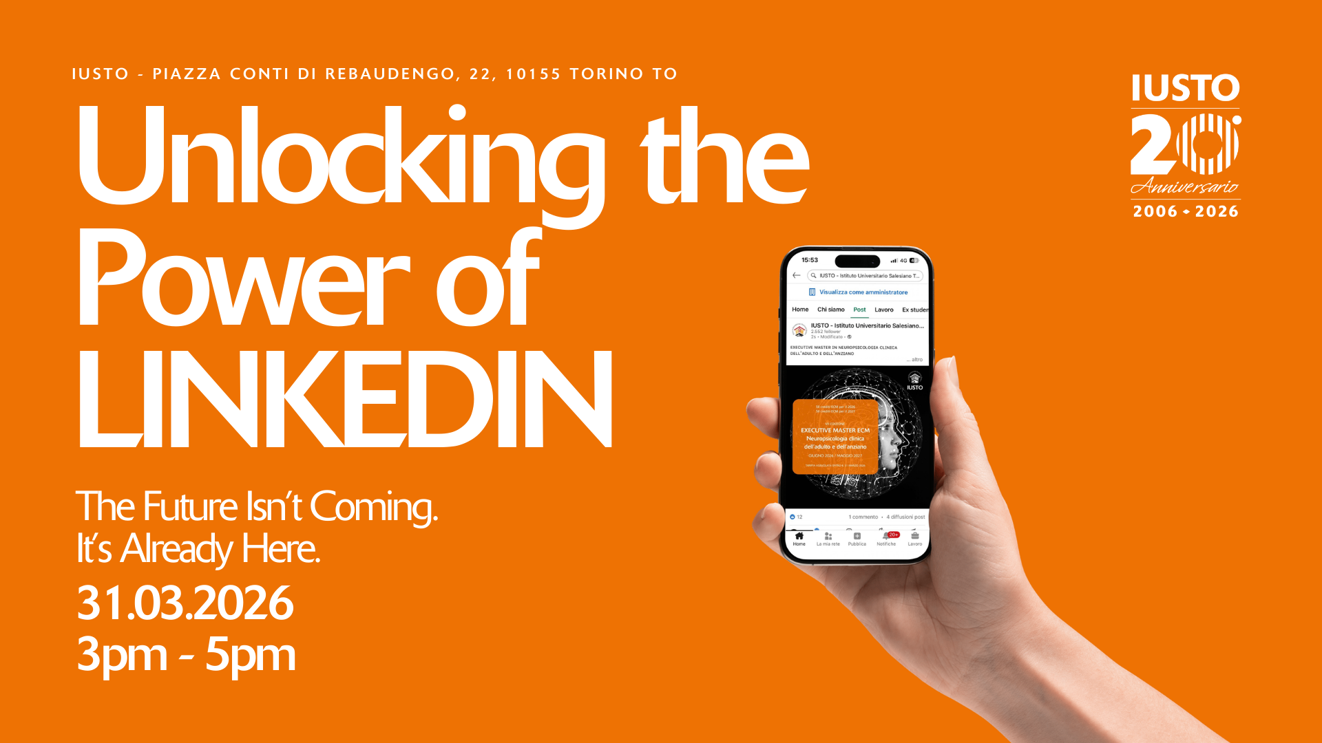 Unlocking the Power of LinkedIn | 31 marzo